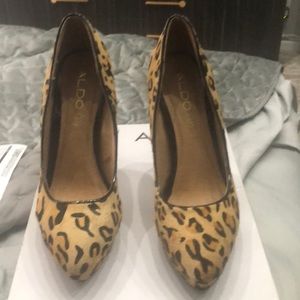 Also pony hair leopard platform